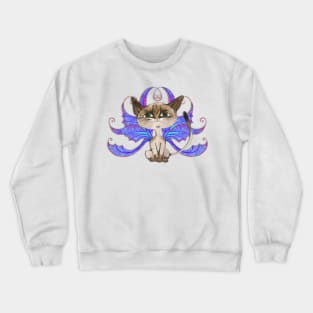 Siamese Fairy kitten Crewneck Sweatshirt